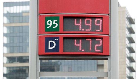 Benzino kainos &bdquo;Statoil&ldquo; degalinėse