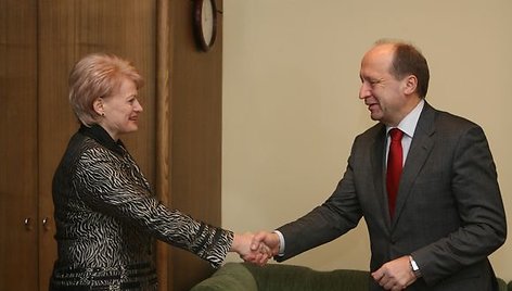 Dalia Grybauskaitė ir Andrius Kubilius