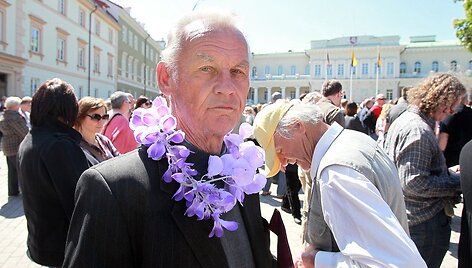 Drąsiaus Kedžio &scaron;alininkų minia Vilniuje susirinko į &bdquo;Teisingumo eiseną&ldquo;