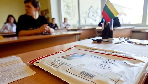 Abiturientai rinkosi laikyti matematikos valstybinio brandos egzamino.