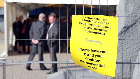 &bdquo;Snoro&ldquo; kreditoriai renkasi į &bdquo;Siemens&ldquo; areną