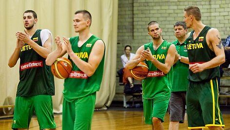 Krep&scaron;inio rinktinės treniruotė