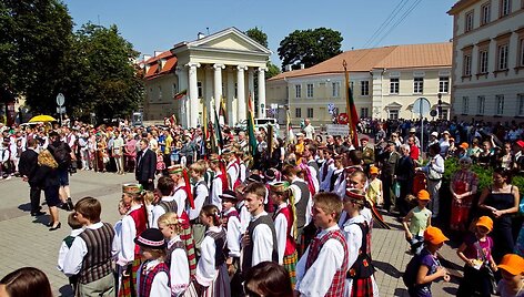Valstybės dienos minėjimo akimirka.