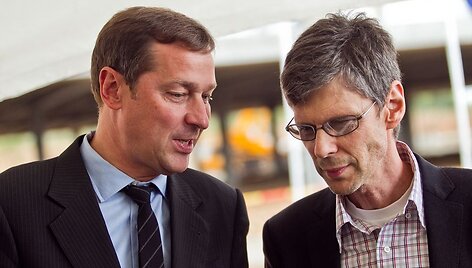 Artūras Zuokas ir Sigurdur Palmason