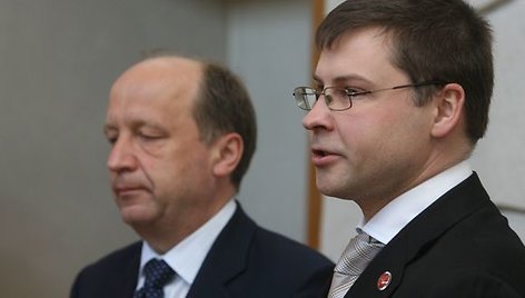 Andrius Kubilius ir Valdis Dombrovskis