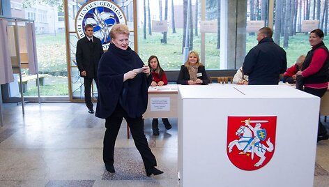 Rinkimų akimirka