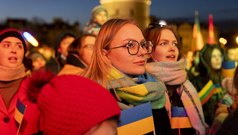 Vienybės ir solidarumo su Ukraina akcija &bdquo;Laisvė &scaron;viečia&ldquo; 