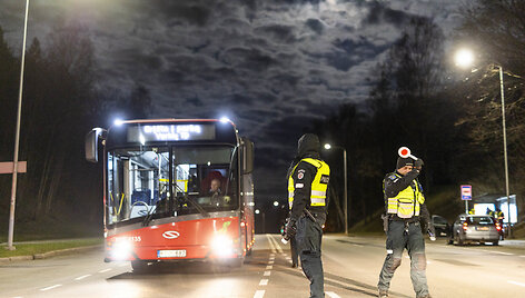 Policijos reidas Vilniuje 2022-04-16