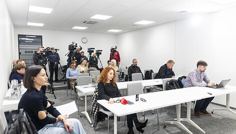 Spaudos konferencija apie neapykantą prie&scaron; kitataučius karinio konflikto metu