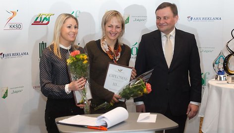 Laura Asadauskaitė, Simona Krupeckaitė ir Vydas Gedvilas