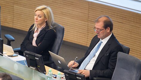 Vitalija Vonžutaitė ir Viktoras Uspaskichas