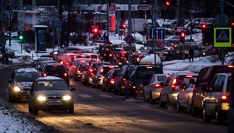 Spūstys sostinės gatvėse 