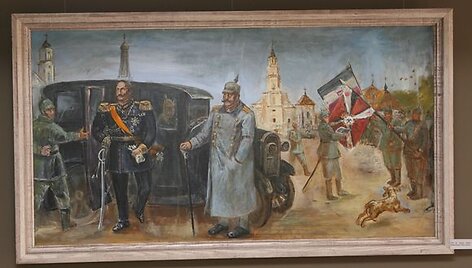 Menininko Gytauto Balkevičiaus parodoje &ndash; dar netapyti Kauno istorijos įvykiai.