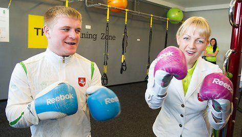 Evaldas Petrauskas ir Simona Krupeckaitė