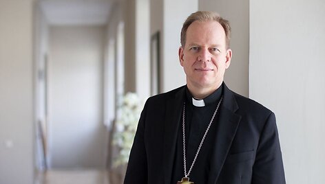 Vilniaus arkivyskupas Gintaras Gru&scaron;as