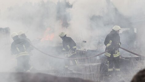 Įvykio vietoje Vilniaus rajone