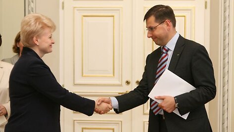 Dalia Grybauskaitė ir Gintaras Steponavičius