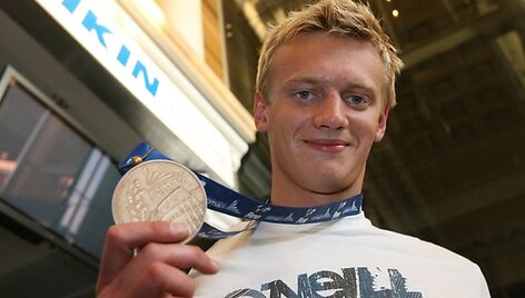 G.Titenio sutiktuvės Vilniaus oro uoste