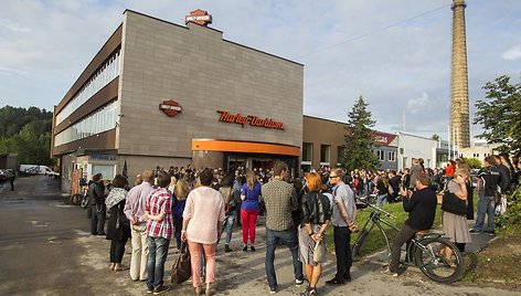 „Harley-Davidson“ motociklų salono atidarymas 