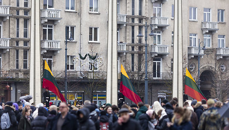 Valstybės vėliavos pakėlimo ceremonija 