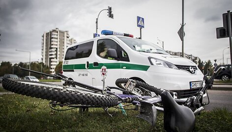 Įvykio vietoje Vilniuje, Ozo g.