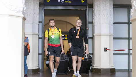 I&scaron; pasaulio čempionato parskrido Lietuvos diskininkų delegacija