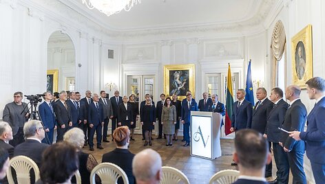 Aurelijus Veryga pristatė rinkimų programą ir komandą
