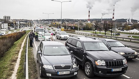 Avarijos vietoje Vilniuje, Oslo g.