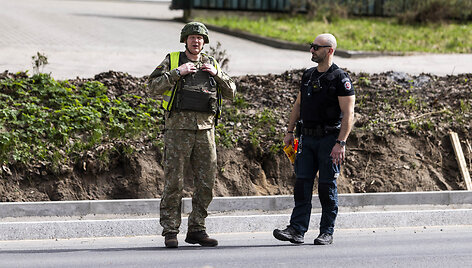 Vilniue, Liepkalnio gatvėje rastas sprogmuo