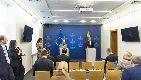 Gabrielius Landsbergis susitiko su Europos Tarybos (ET) generaline sekretore Marija Pejčinović Burić