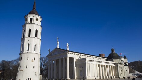 Vilniaus arkikatedra 2014-ųjų vasarį.