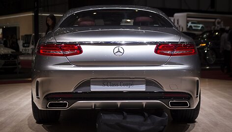 Serijinio S klasės &bdquo;Mercedes-Benz&ldquo; kupė debiutas Ženevoje