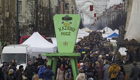 Vilniaus gatvėse prasidėjo tradicinė Kaziuko mugė.