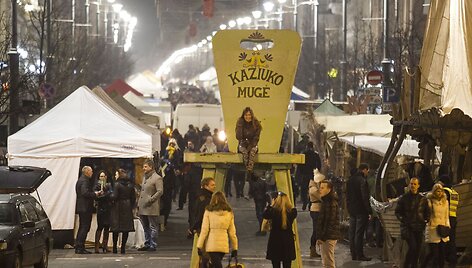 &Scaron;e&scaron;tadieno vakaras Kaziuko mugėje