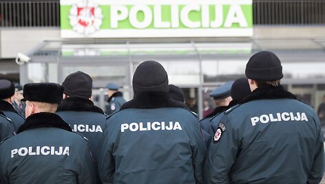 Naujasis policijos pastatas &scaron;alia Pilaitės pr.