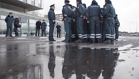 Naujasis policijos pastatas &scaron;alia Pilaitės pr.