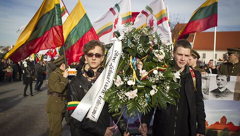 Vilniuje nacionalistų eitynės.