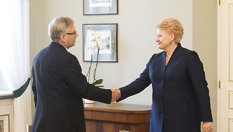 Dalia Grybauskaitė ir Rimantas &Scaron;adžis