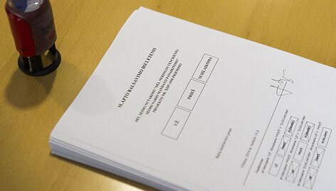 Slaptas balsavimas dėl Neringos Venckienės mandato naikinimo.