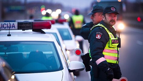 Vilniaus kelių policijos reidas
