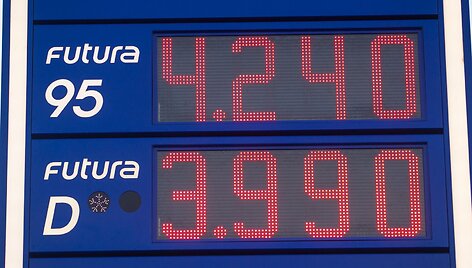 Degalų kainos &bdquo;Neste Oil&ldquo; degalinėse