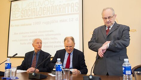 Paminėtas Lietuvos socialdemokratų partijos 25 metų atkūrimas.