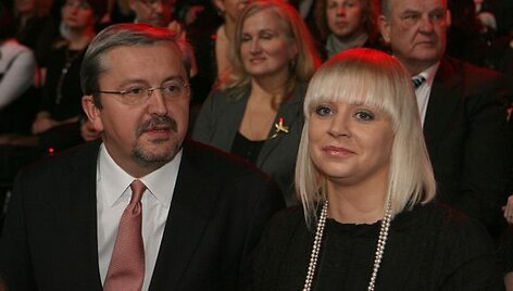Audrius Siaurusevičius su žmona