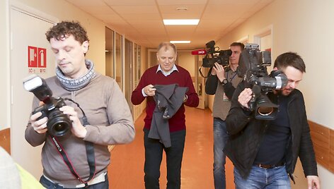 Vytenio Povilo Andriukaičio spaudos konferencija po pilvo operacijos