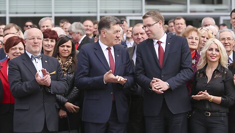 Juozas Olekas, Algirdas Butkevičius ir Justas Pankauskas