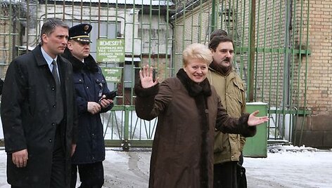 Dalia Grybauskaitė lankėsi Luki&scaron;kių kalėjime