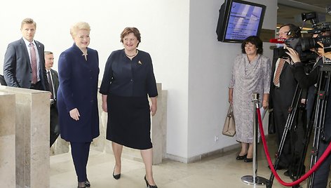 Dalia Grybauskaitė ir Loreta Graužinienė