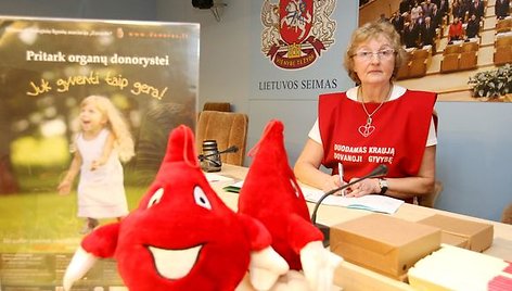 Parlamentarei - kraujo donorų atkirtis