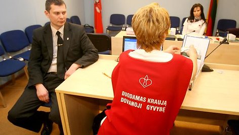 Parlamentarei - kraujo donorų atkirtis