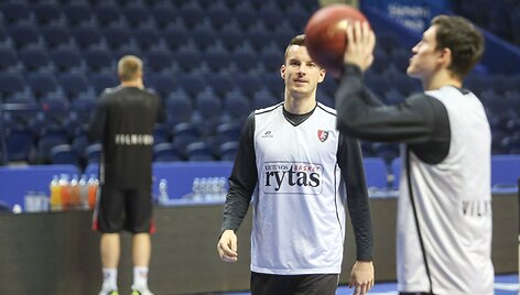 &bdquo;Lietuvos ryto&ldquo; klubo treniruotė prie&scaron; rungtynes su &bdquo;Avtodor&ldquo;